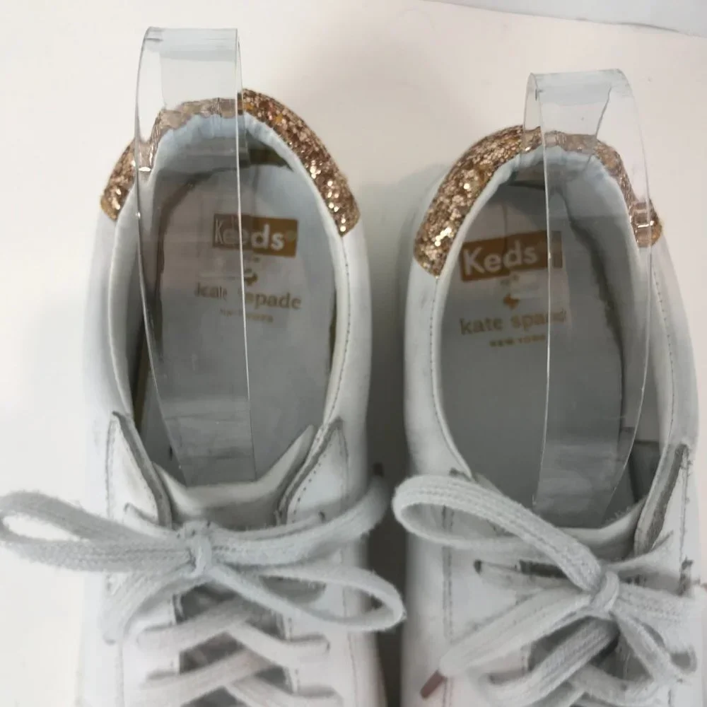 KEDS-KATE SPADE leather sneaker women's size 9.5
